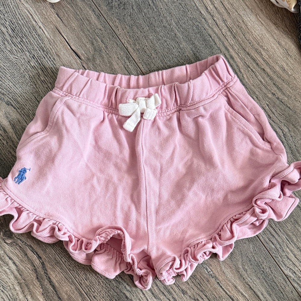 Polo by Ralph Lauren Pink Ruffle Shorts